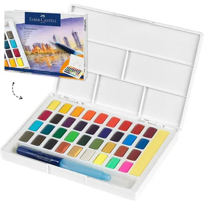 Produktbild von Aquarellfarben 36er in Näpfchen FC 169736 hoch pigmentiert Creative Studios
