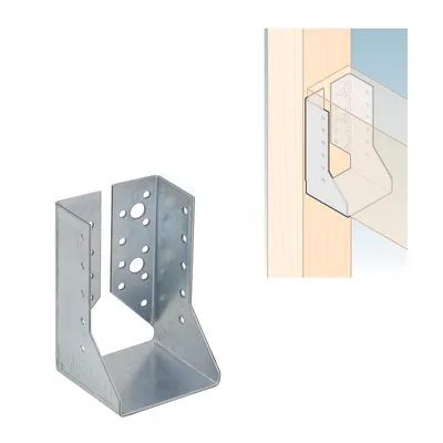 Produktbild von Geschlossener Balkenschuh WBZ 23, 76x122 - Packung mit 1 Stück