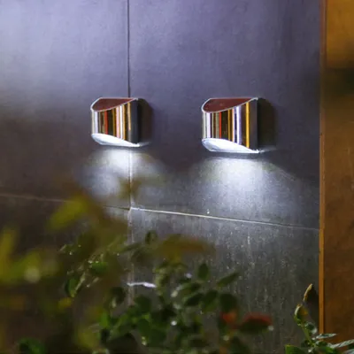 Produktbild von 2x LED Solarlampe Gartenleuchte Solarleuchte Gartenbeuleuchtung Außenlampe