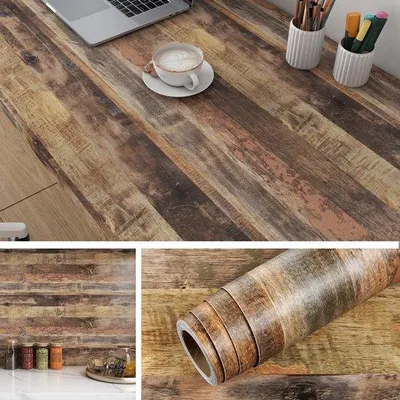 Produktbild von Rustige und selbstklebende Houtlook-Folie für Möbel und Küchenoberflächen