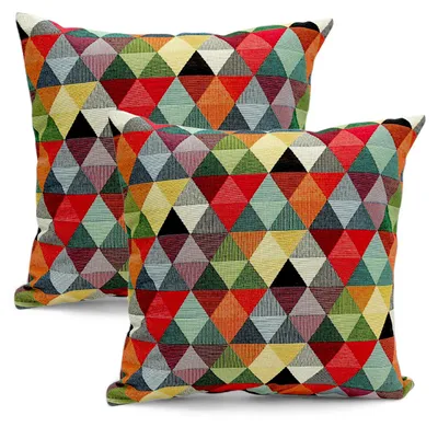 Produktbild von Kissenhülle Dreiecke 50x50 cm 2er-Set Linke