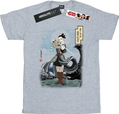 Produktbild von Star Wars - "The Last Jedi" T-Shirt für Damen BI45494 (XXL) (Grau)