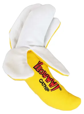 Bananen-Katzenminze-Spielzeug für Katzen, gelb, 15,2 cm