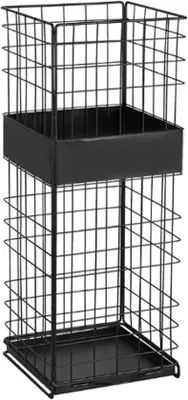 Produktbild von Paraplhouder mit Ablauffunktion - 50x18x18cm - Schwarz