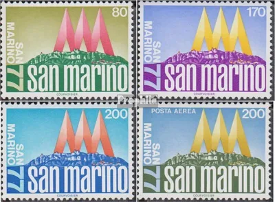 Produktbild von Briefmarken San Marino 1977 Mi 1127-1130 (kompl.Ausg.) postfrisch Briefmarkenausst.