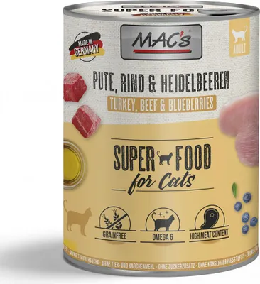 Immagine prodotto di MAC's Cat Pute & Myrtilles 800gx6