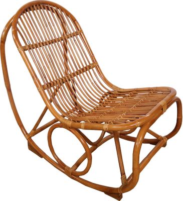Schaukelstuhl Rattan Sessel Stuhl Relaxsessel Schaukelsessel Schwingsessel