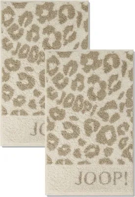 Produktbild von 2 Stück Joop! Gästetücher Leo Allover 1707-36 creme 30x50