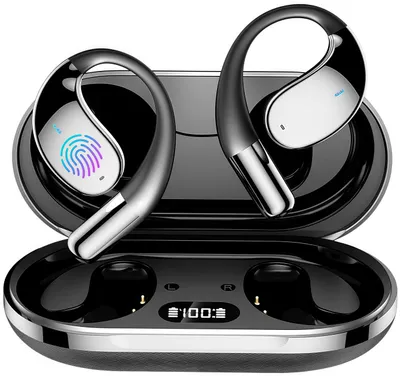Produktbild von Kopfhörer mit KI-Echtzeit-Übersetzung, 3-in-1 Übersetzer Kopfhörer, Bluetooth 5.4 KI Übersetzer Kopfhörer, unterstützt 140 Sprachen, Schwarz