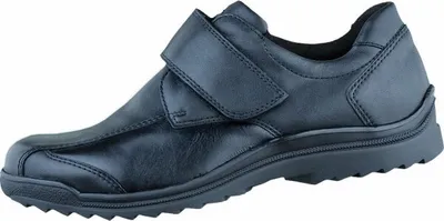 Produktbild von Waldläufer Kai Herren Leder Halbschuhe schwarz, Extrem Weite K, für lose Einlagen