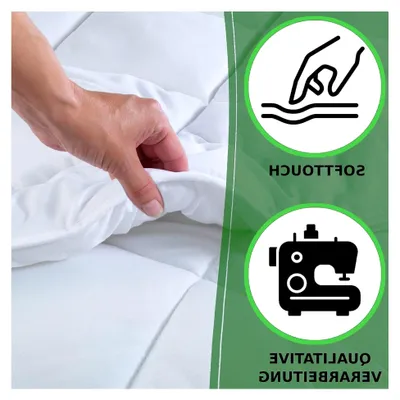 Produktbild von Bettdecke 135x200 - Leichte Steppbettdecke für den Sommer, Zudecke, Kassettenbett, Schlafdecke - Optimal für erholsamen Schlaf