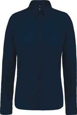 Image de Blouse en popeline à manches longues Kariban