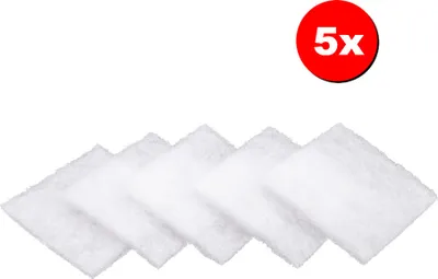 Produktbild von 5x Trade-Shop Luftfilter / Filtermatte / Staubfilter 90 x 90mm kompatibel mit Lunos 2/GBF, 2/GVF, ALD-R 110, 2/ZSKA, Luga-S ersetzt 2/FB, 33286