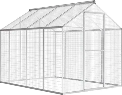 Imagen del producto de Pajarera exterior de aluminio 178x242x192 cm