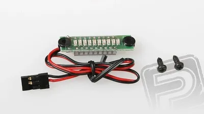 Productafbeelding van JR065/5 indicator. 10 LED's, batterijcompartiment voor 1 batterij (F815-7)