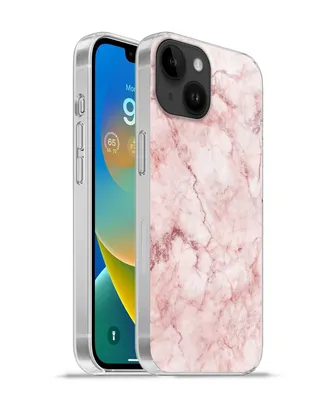 Produktbild von MuchoWow® Handyhülle Schutzhülle Hülle für Apple iPhone 14 - Softcase Marmor - Rosa - Luxus Silikon Softcase Handy Hülle - Mobiltelefonhülle