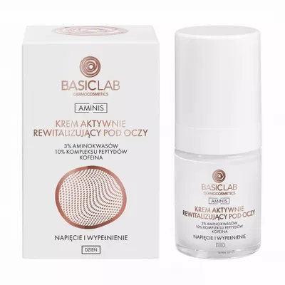 Produktbild von BASICLAB Aminis Actively Stimulating Eye Day Cream with 3% Amino Acids