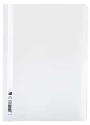 Produktbild von Oxford Schnellhefter A4, aus Kunststoff, weiß, 10 Stück