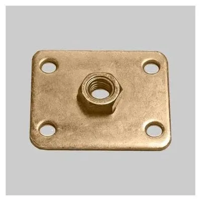 Obrázok produktu pre Doska s privarenou maticou M12 – 50 × 60 × 3 mm
