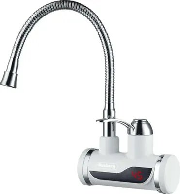 Obrázek produktu pro Ohřívač vody s flexibilním výtokem Rosberg R57100C, S displejem, Až 60 °C, Nástěnný, Bílý