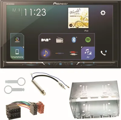 Produktbild von Pioneer SPH-DA230DAB Bluetooth Autoradio Einbauset für Golf 4 Passat Polo Ibiza 6L