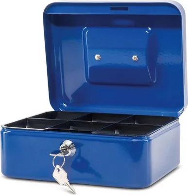 Produktbild von MAUL Geldkassette Muldeneinsatz 17 x 20 x 9 cm blau