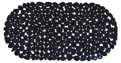 Produktbild von MSV 140882, Schwarz, Einfarbig, Oval, Polyvinylchlorid (PVC), 35 x 68 cm