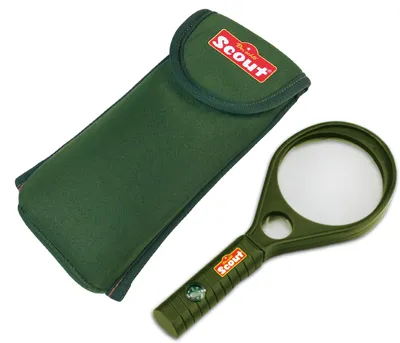 Zdjęcie produktu dla Szkło powiększające SCOUT z neoprenowym pokrowcem na pasek