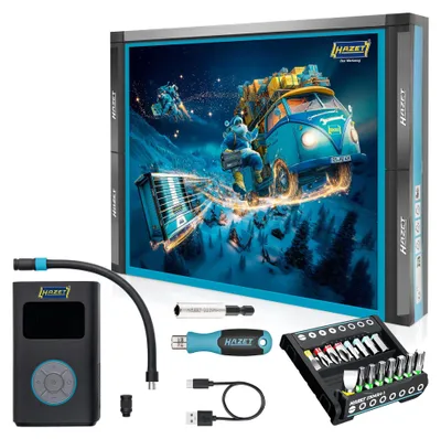 Produktbild von HAZET Adventskalender 2026 Weihnachtskalender Kompressor