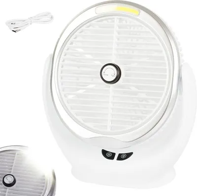 Obrázek produktu pro Bezdrátový stolní ventilátor bezdrátový stolní ventilátor dobíjecí led světlo