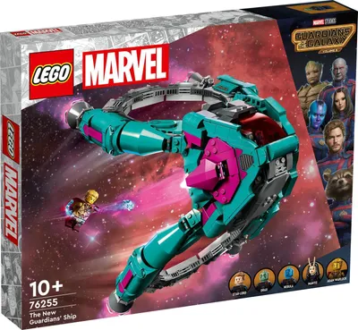 Zdjęcie produktu dla LEGO Marvel Super Heroes Nowy statek Strażników, Zestaw do budowania, 10 lat(a), Plastik, 1108 szt., 1,58 kg