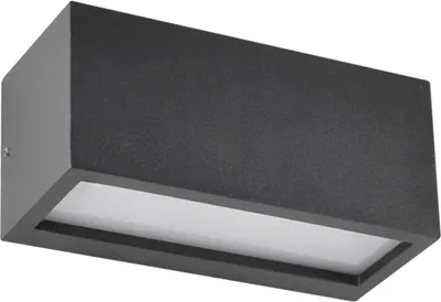 Zdjęcie produktu dla Kinkiet zewnętrzny TOKIO czarny 1xE27x12W aluminium wym:11x25x10cm IP54 Polux