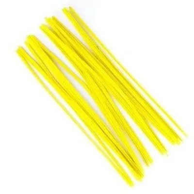 Zdjęcie produktu dla Druciki żółte kreatywne 30 cm 25 sztuk