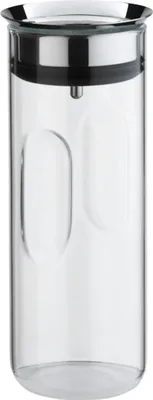 Produktbild von WMF Motion Wasserkaraffe 0,8l, Höhe 24 cm, Glas-Karaffe, Silikondeckel, CloseUp-Verschluss, Griffmulde, spülmaschinengeeignet