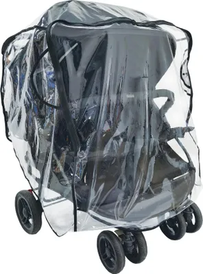 Immagine prodotto di Parapioggia universale Ezkindheit per passeggino doppio / protezione da acqua e vento Accessori per passeggini