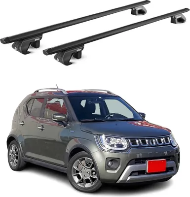 Produktbild von Dachträger Gepäckträger für Suzuki Ignis MF 2016-2025 Alu Schwarz 2 tlg ABE
