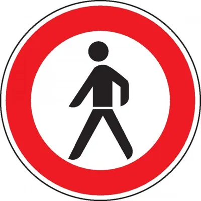 Produktbild von Schild I Verkehrszeichen Verbot für Fußgänger, Nr.259, Aluminium RA2, reflekt...