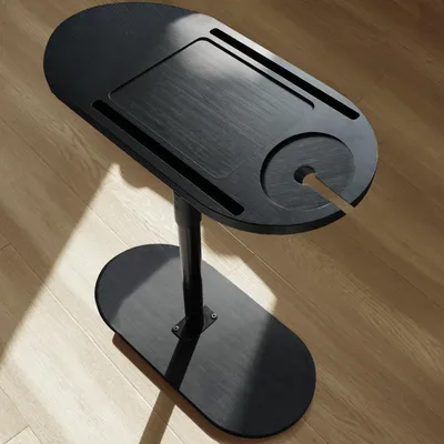 Produktbild von C-förmiger verstellbarer Beistelltisch mit 360° Drehung