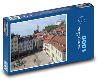 Zdjęcie produktu dla Puzzle 1000 Historyczne centrum Bratysławy - martinpuzzle