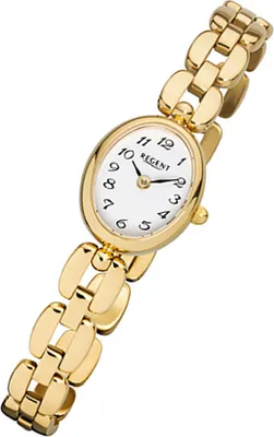 Produktbild von Regent Damenarmbanduhr 38410 Edelstahl F968