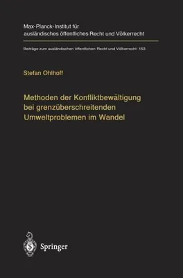 Obrázek produktu pro Methoden der Konfliktbewältigung bei grenzüberschreitenden Umweltproblemen im Wandel