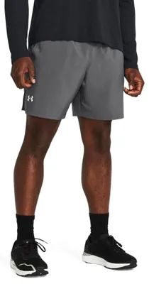 Productafbeelding van Under Armour heren UA Launch 7'' shorts, lichte sportbroek met binnenin een voering, ademend