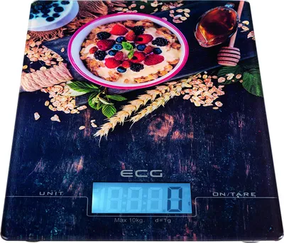 Immagine prodotto di ECG KV 1021 Berries | Bilancia da cucina | Portata massima: 10 kg | Funzione TARA |