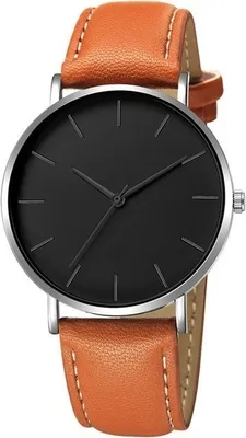 Produktbild von Stylische Wilson Uhr für Herren - Braun/Silber | Modern & Elegant KP22698