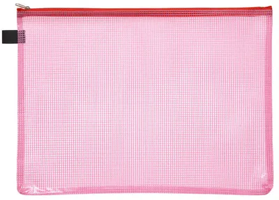 Produktbild von FolderSys Reißverschlussbeutel rot 0,15 mm, 10 St.