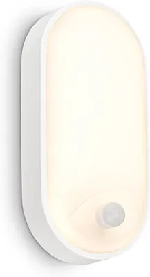 Obrázok produktu pre Briloner Ruch LED nástenné svietidlo vonkajšie IP65, detektor pohybu, ochrana proti prúdu vody, dosah 6 m, detekcia 100 stupňov, biele, 22 x 10,5 x 6 cm