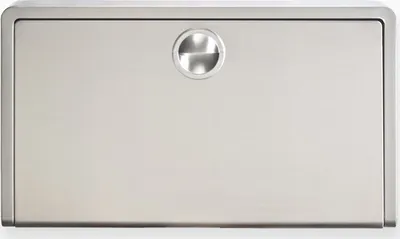 Produktbild von Edelstahl Koala Wickeltisch KB110-SSWM Horizontal Aufputz MICROBAN® Hygieneschutz