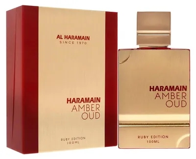 Imagen del producto de Al Haramain Amber Oud Ruby Edition, 100 ml, Versión unisex, Distribuidor