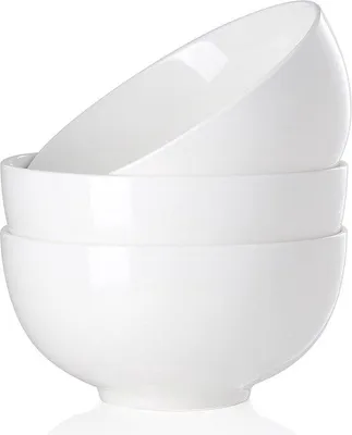 Image de Bol à soupe en céramique, 1900 ml, blanc, bol à riz et à soupe en porcelaine