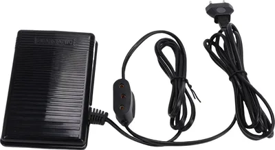 Produktbild von Nähmaschinen-Fußanlasser-Pedal passend für Singer 15 66 99 201 221 Nähmaschinen-Fußanlasser mit Netzkabel